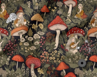 登山用品 HIGH TAIL DESIGNS Forest Mushroom Medium il_340x270.5159572043_9jrh.jpg