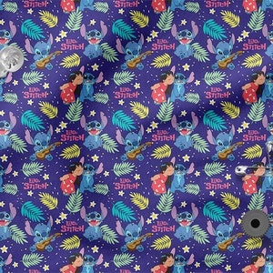 Cartoon cotton 100%, Eco-print, Printed Cotton Fabric, Cartoon fabric, Width 150cm /60"