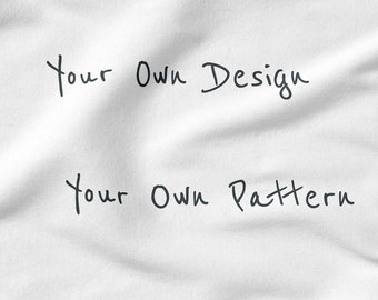 Custom Pattern on Cotton Fabric, Eco-print, Personalized Design on fabric, Custom Design Fabric, Cotton 100% Width 150cm /59"