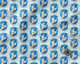 Classic Game cotton 100%, Eco-print, Printed Cotton Fabric, Game fabric, Width 150cm /60"