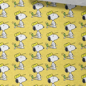 Sweatshirt Fabric Cartoon, Dog, Stretchable, Cotton Knit Fabric, for Sweatshirts, Sportswear and Children's Clothing 230gsm Weight