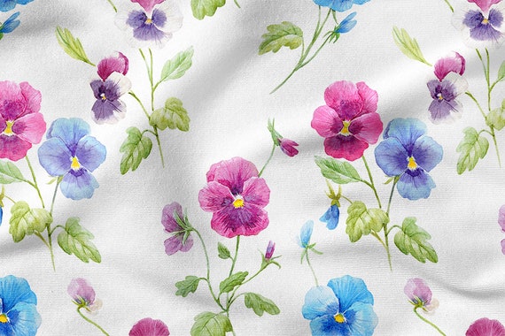 50cm*155cm Soft Korea Stretch Knit Material Fabric Rose Design For