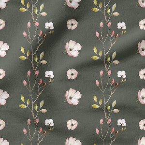 Autumn roses  cotton 100%, Eco-print, Printed Cotton roses fabric, Width 150cm /60&quot;