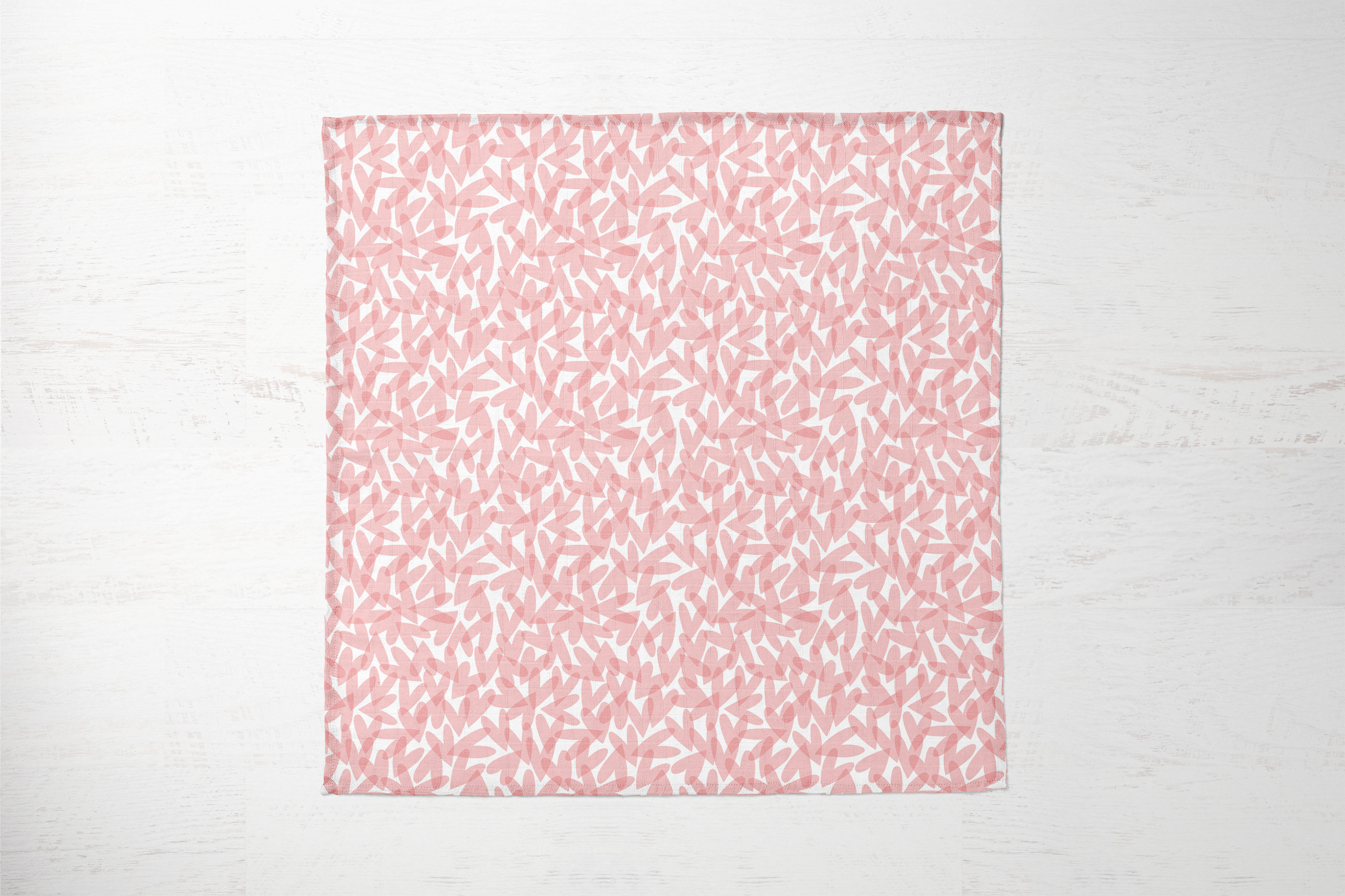 Tetra Fabric, Cotton 100%, Muslin, Hearts Pattern, Width 80cm /31 -   Canada