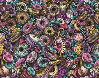 Waterproof Cordura fabric, Donut fabric, PN-EN ISO, 600D weave, 200G/m2, Width 150cm /60&quot;, Patterns to Choose