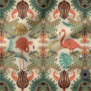 Exotic cotton 100%, Eco-print, Printed Cotton Fabric, PExotic fabric, Width 150cm /60&quot;