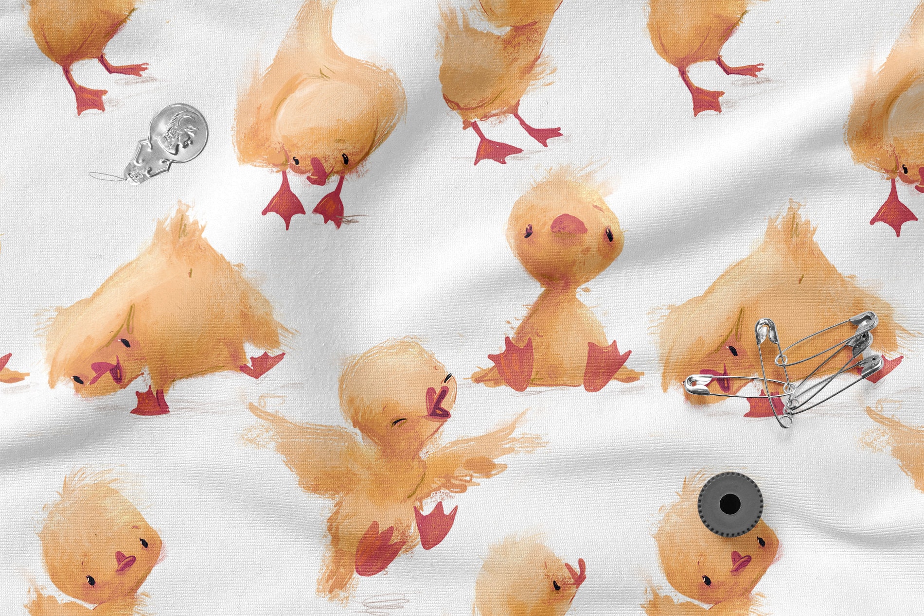 Colorful DUCK Cotton 100 Ecoprint Printed Cotton Fabric Etsy UK
