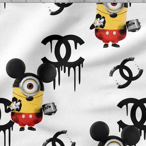 Classic cartoon cotton 100%, Eco-print, Printed Cotton Fabric, colored fabric, Width 150cm /60&quot;