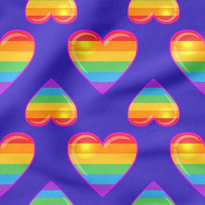 PRIDE FREEDOM RAINBOW cotton 100% Eco-print, Printed Cotton Fabric, Width 150cm /60&quot;