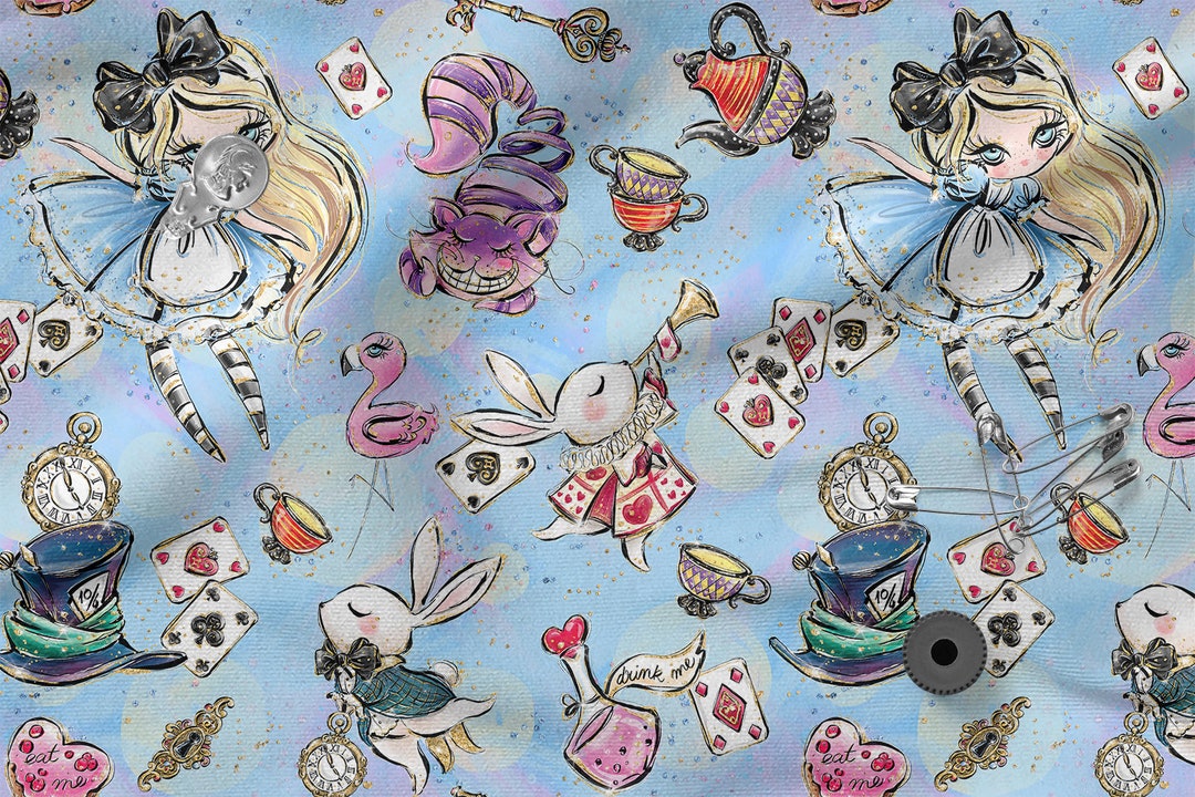 Alice Patterns Cotton 100%, Eco-print, Printed Cotton Fabric, Fabric ...