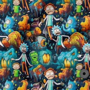 Cartoon  cotton 100%, Eco-print, Printed Cotton cartoon fabric, Width 150cm /60"