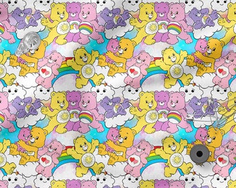 Classic Cartoon cotton 100%, Eco-print, Printed Cotton Fabric, Cartoon fabric, Width 150cm /60"