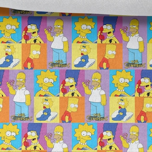 Sweatshirt Fabric Cartoon, Stretchable, Cotton Knit Fabric, for Sweatshirts, Sportswear and Children's Clothing 230gsm Weight