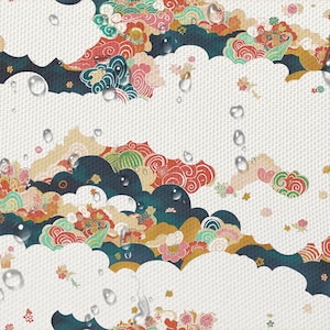 Waterproof Cordura fabric, Japanese Pattern PN-EN ISO, 600D weave, 200G/m2, Width 150cm /60&quot;, Japanese Cotton Fabric