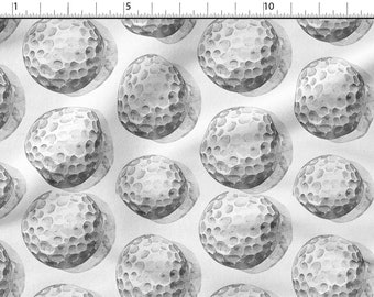 Golf ball cotton 100%, Eco-print, Printed Cotton Fabric, ball fabric, Width 150cm /60"