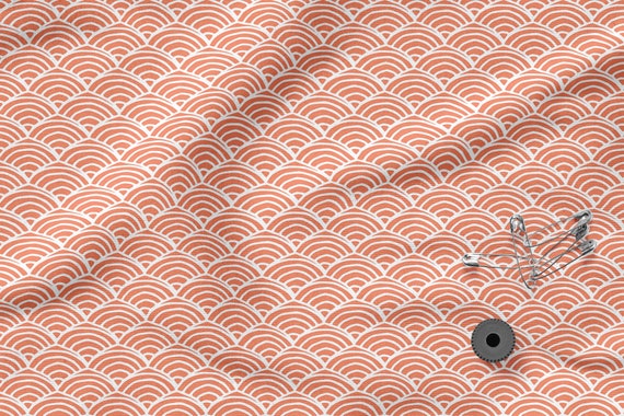 100 coton à motif Ikigai, impression écologique, tissu en coton