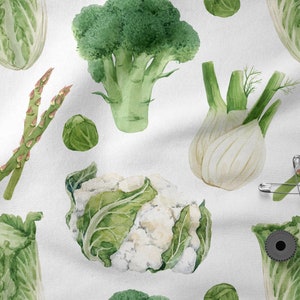 Vegetables cotton 100%, Eco-print, Printed Cotton Fabric, Vegetables fabric, Width 150cm /60&quot;