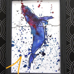Aquarelles avec cadre format carte postale - Modèles 1 à 11