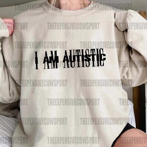 Ich bin Autistic PNG, lustige digitale Datei des autistischen Trends, Design PNG für Druck