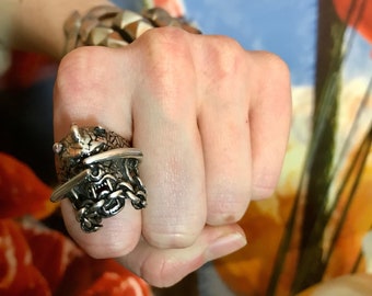 OLDSTOCK 1980s G&S Motörhead Sterling Silver Plated Heavy Metal