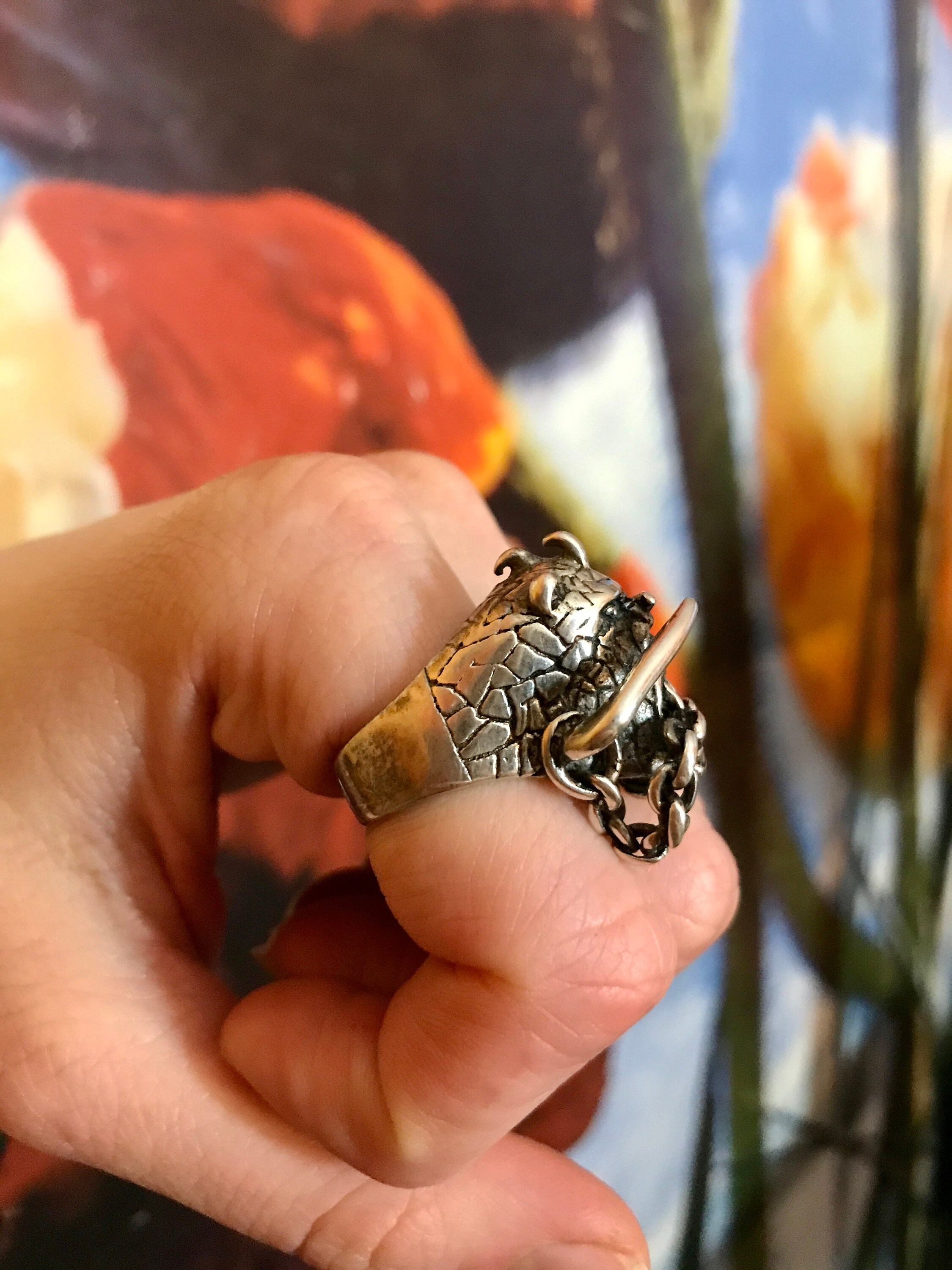 OLDSTOCK 1980s G&S Motörhead Sterling Silver Plated Heavy Metal