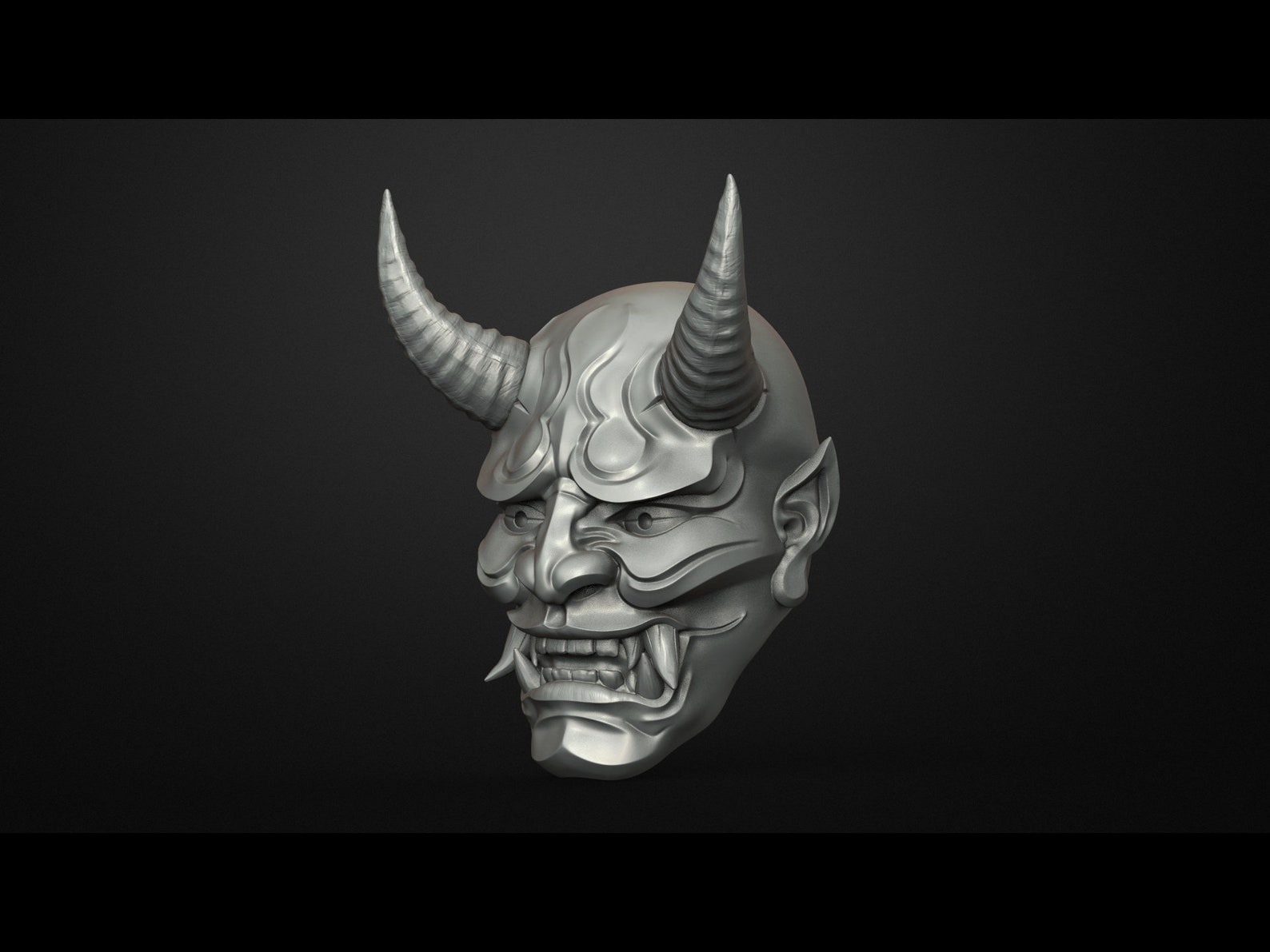 Traditional Japanese Hannya Mask Oni Masksamurai Mask Etsy