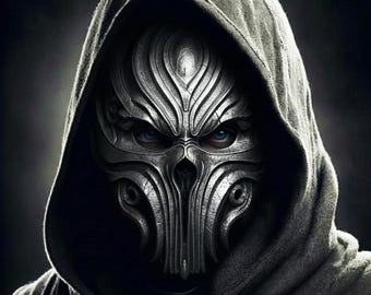 Antike goldene Inquisitor Maske: Gothic Fantasy Cosplay Requisite für LARP, Halloween, Mittelalter Kostüm