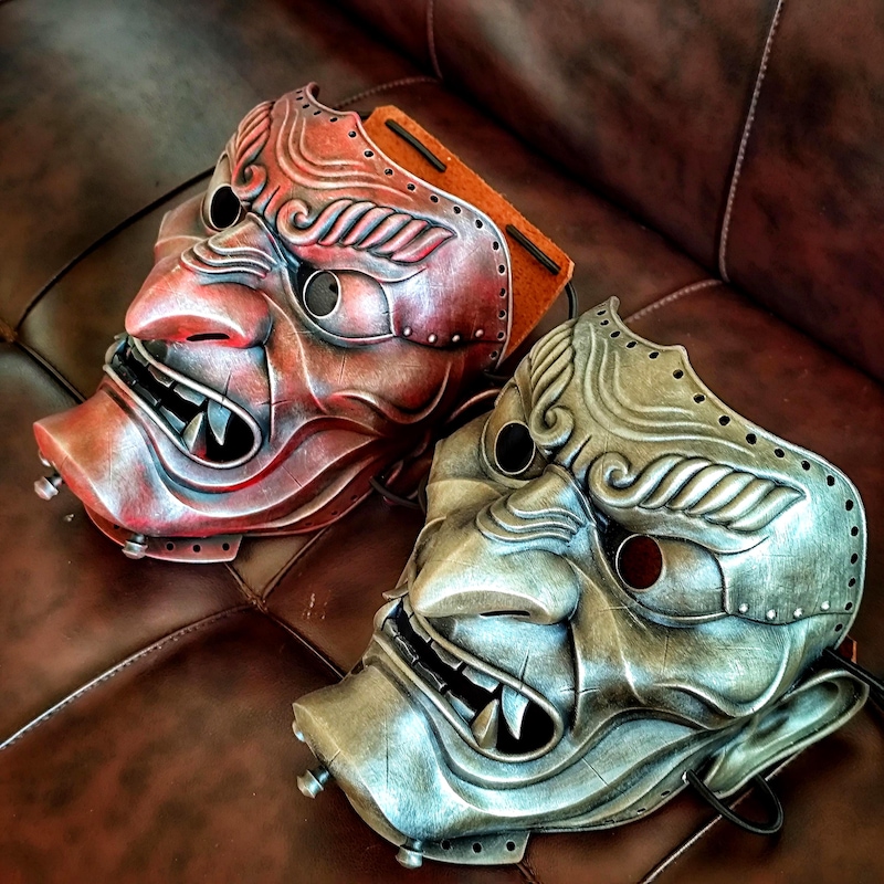 Authentic Japanese Oni Mask - Etsy