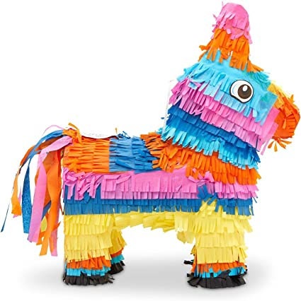 Rainbow Pinata Mexican Fiesta Decor Donkey Pinata Cinco De - Etsy