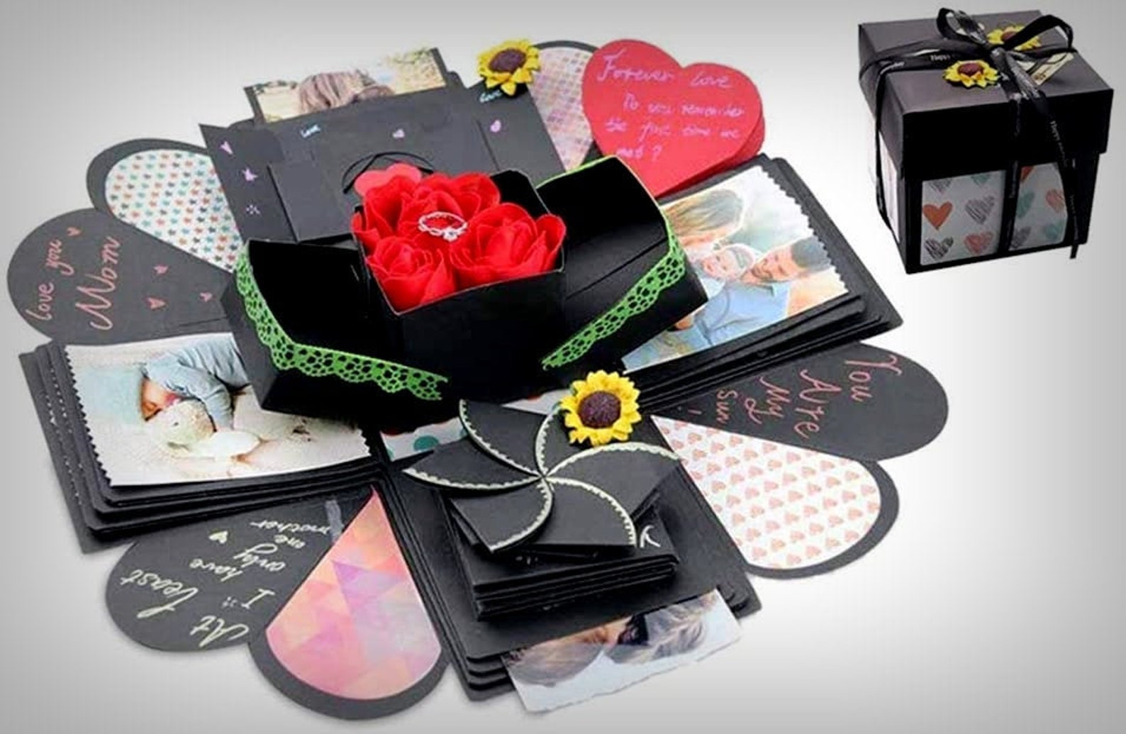 Creative Explosion Box Surprise Couple Gift Box Photo Album Etsy New