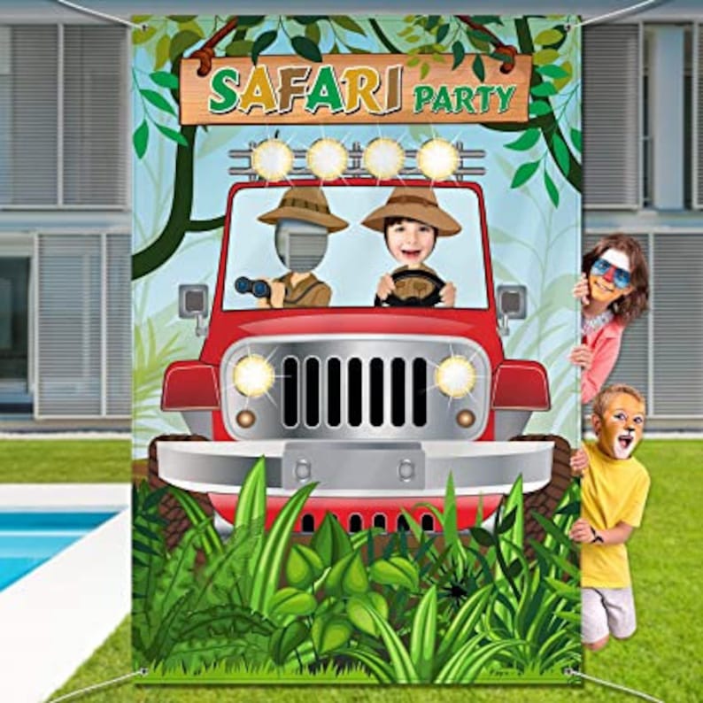 Photo Booth Props Jungle Safari Party Photo Prop Photo - Etsy
