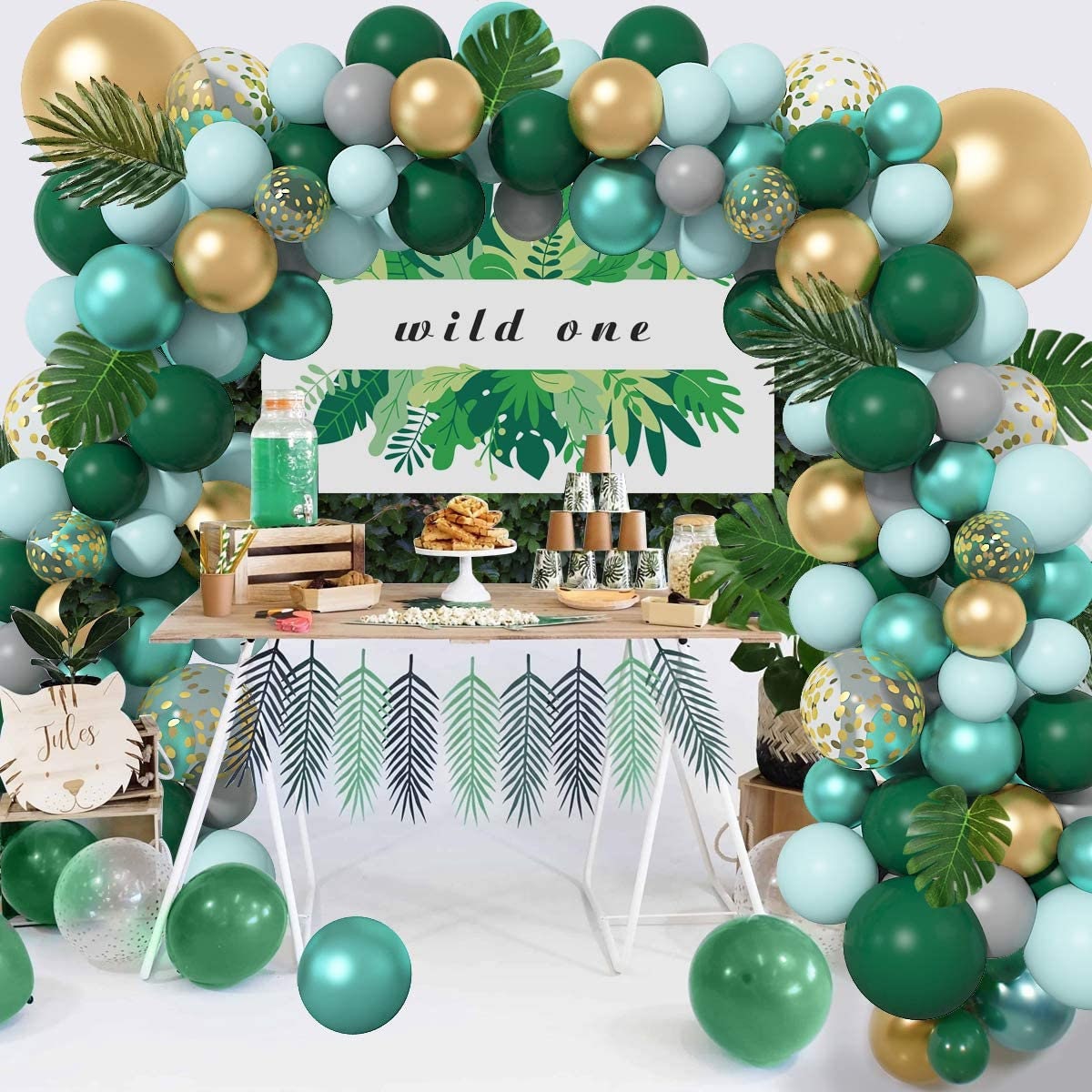 Jungle Theme Baby Shower Balloons