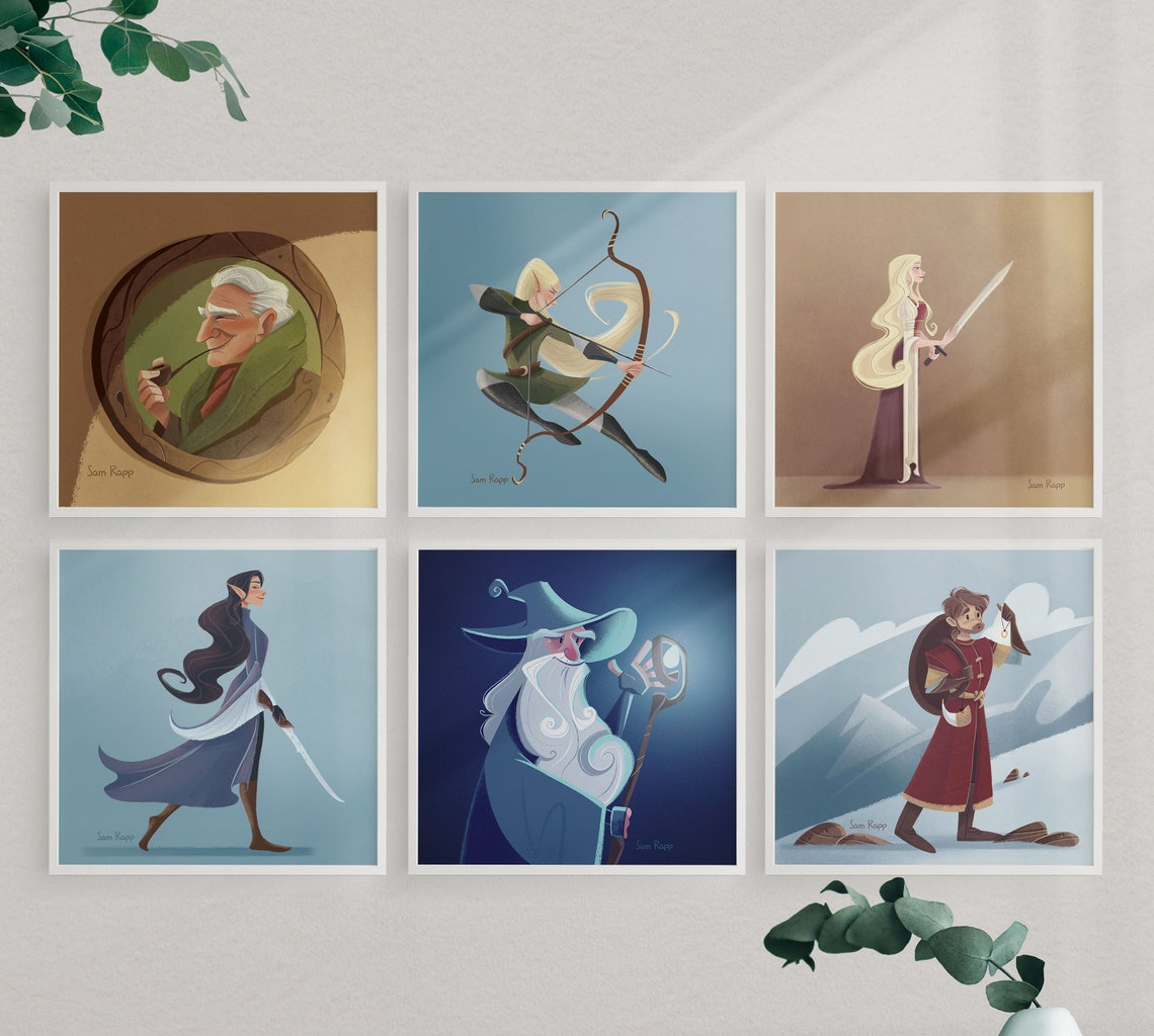 Portrait Art Print Etsy