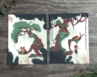 Baum Trio | Kunstdruck