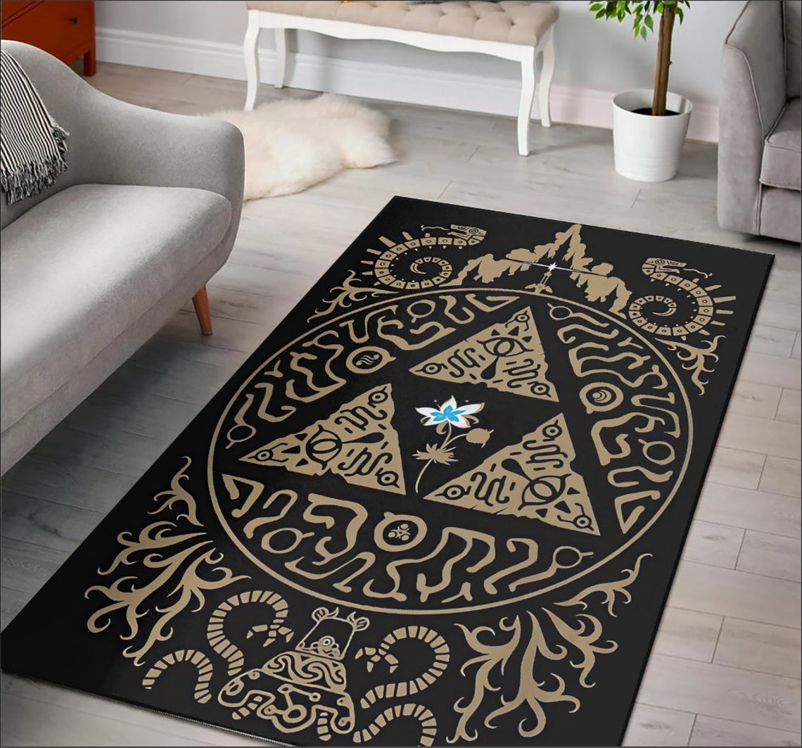 Legend Of Zelda Rug Zelda Gaming Area Rugs Retro Classic Etsy