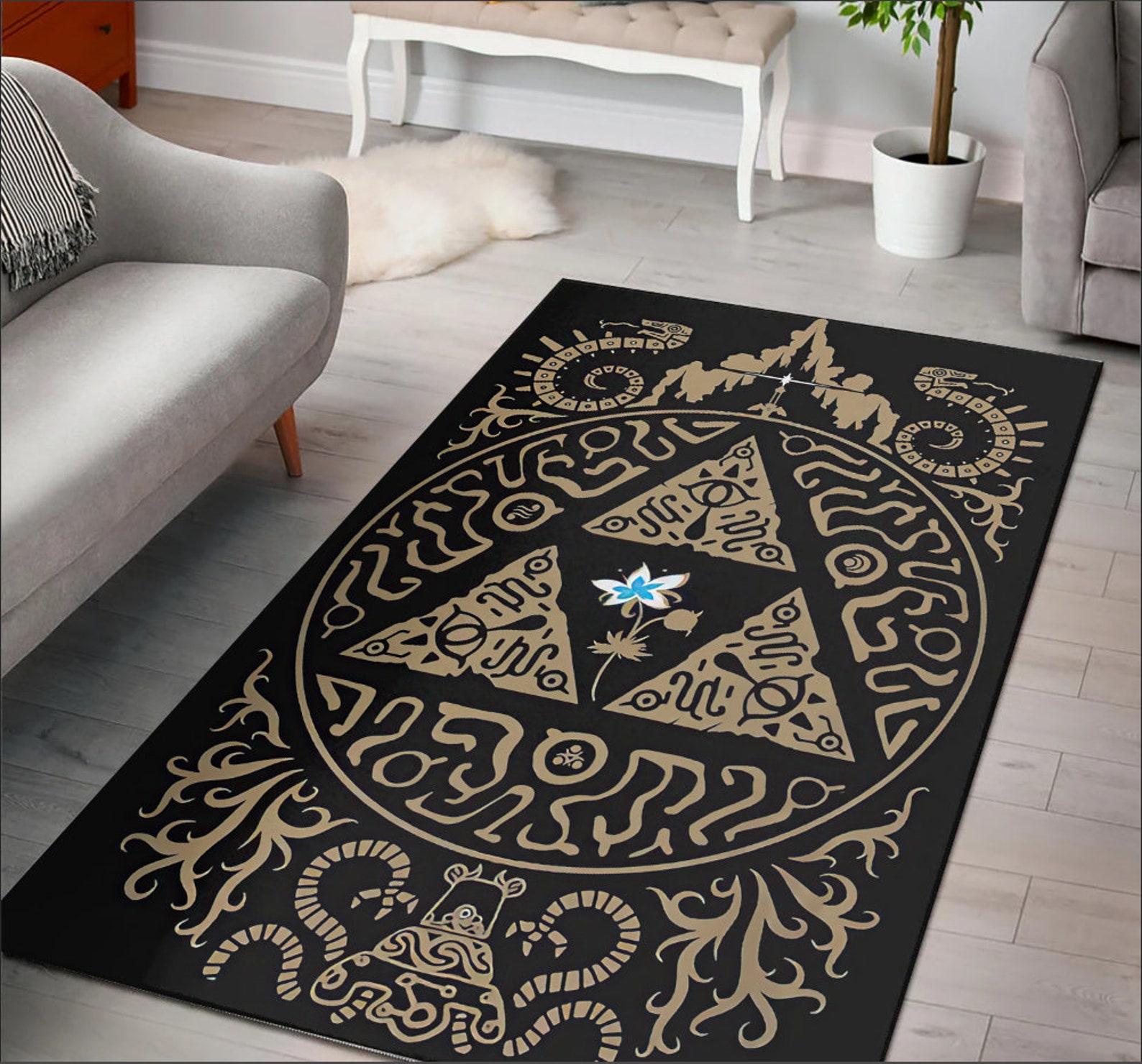Legend Of Zelda Rug Zelda Gaming Area Rugs Retro Classic Etsy