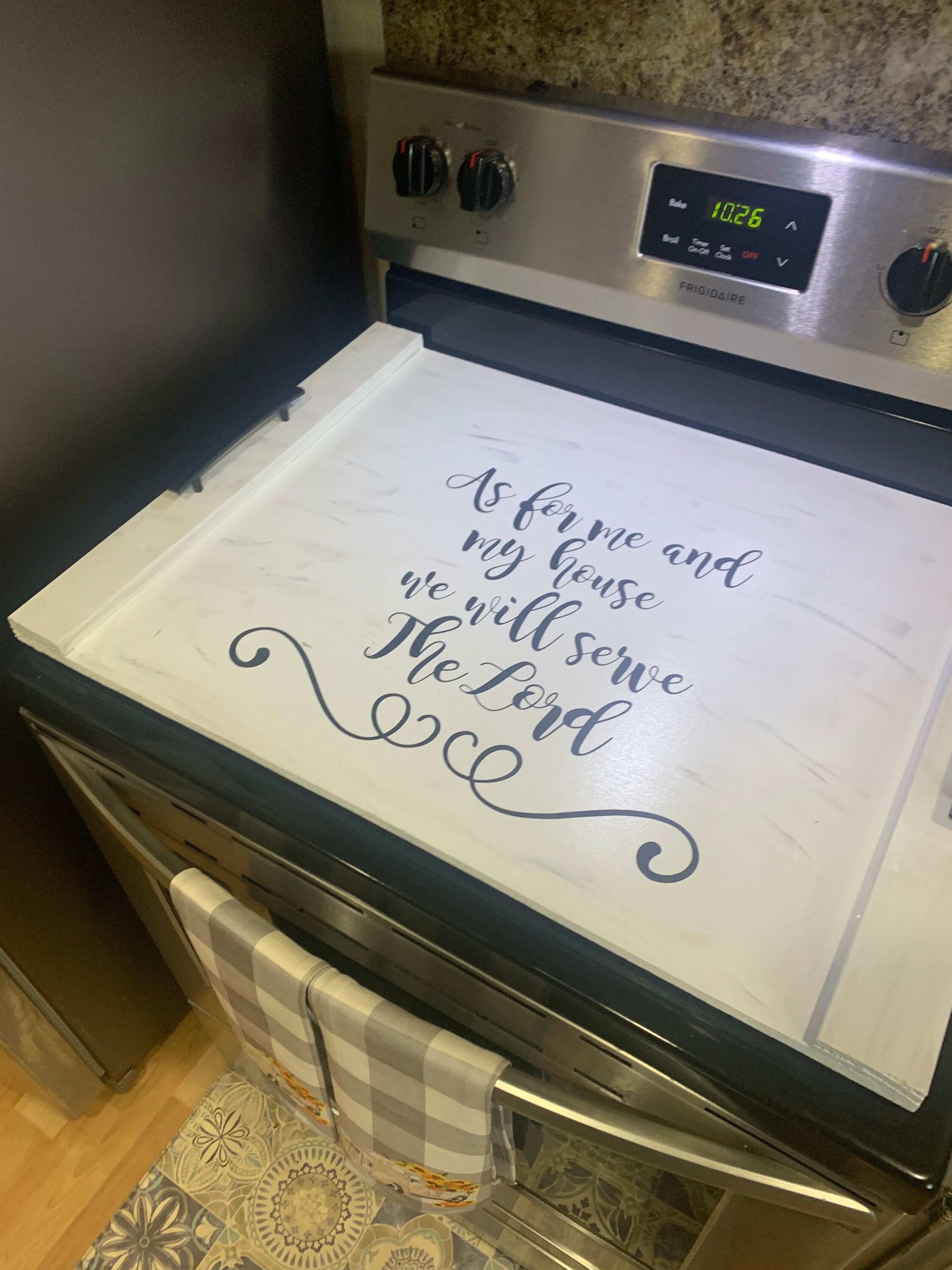 Stove Top Cover Wood Noodle Boardelectric Stove Cover Kitchen Decor Wood Cooktop Stained Wood