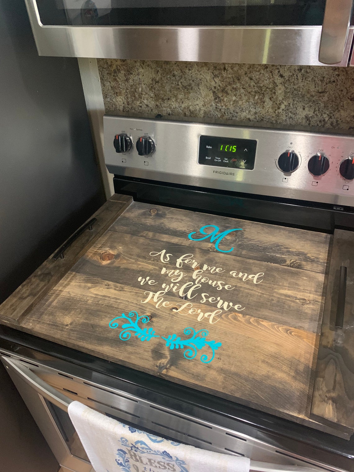 Stove Top Cover Wood Noodle Boardelectric Stove Cover Kitchen Decor