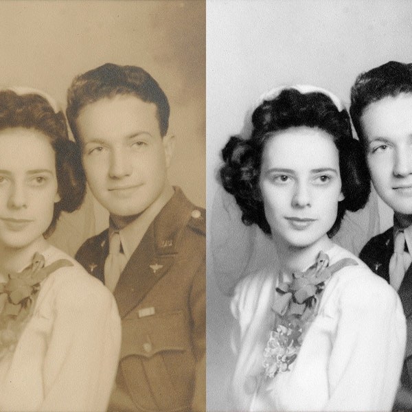 Photo Restoration Etsy