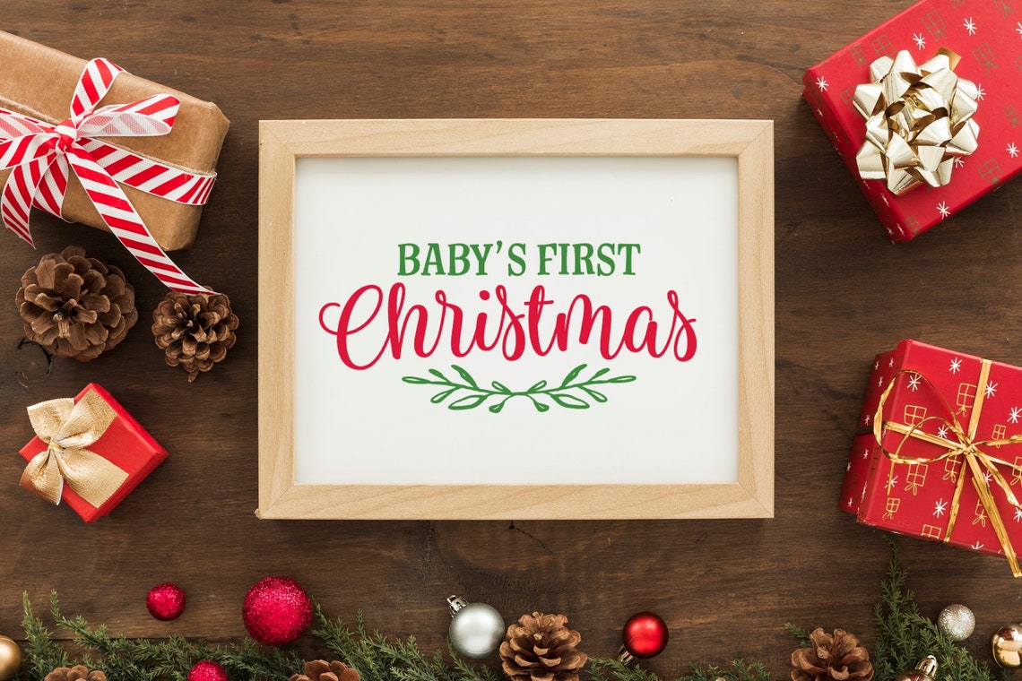 DIGITAL DOWNLOAD Baby's First Christmas Printable | Etsy