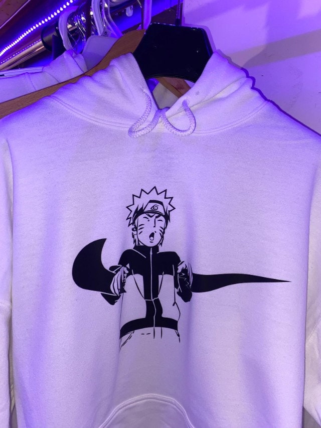 Nike x Anime Hoodie Anime Hoodie Anime Gift For her Gift | Etsy
