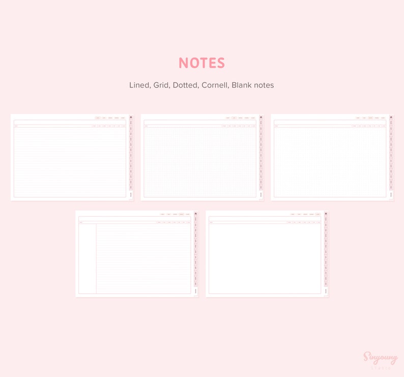 Cute Character Themes My Planner With Hand Drawn Stickers | Yearly ...