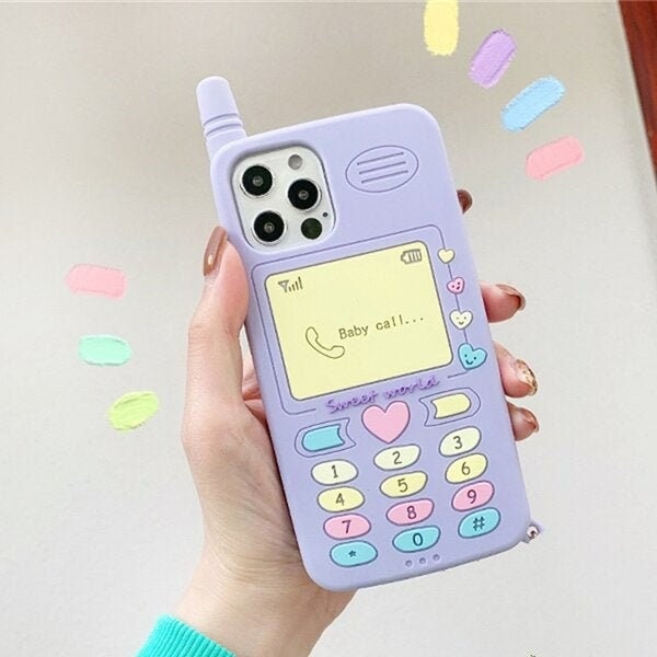 Pink Aesthetic Phone Case Cute Pink Love Heart Girl Gift Soft | Etsy