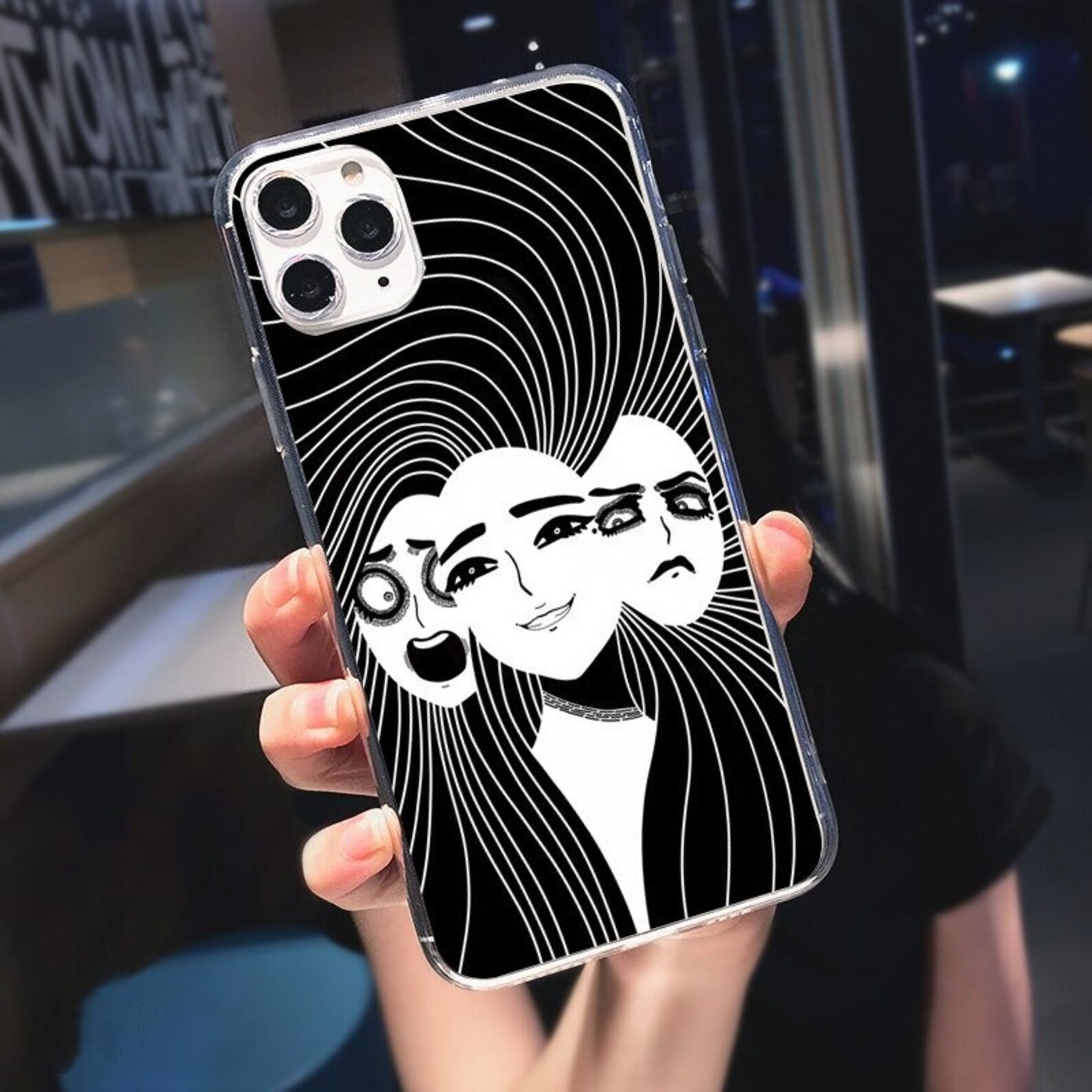 Horror Phone Case Collection Tees Horror Phone Soft Clear  Etsy