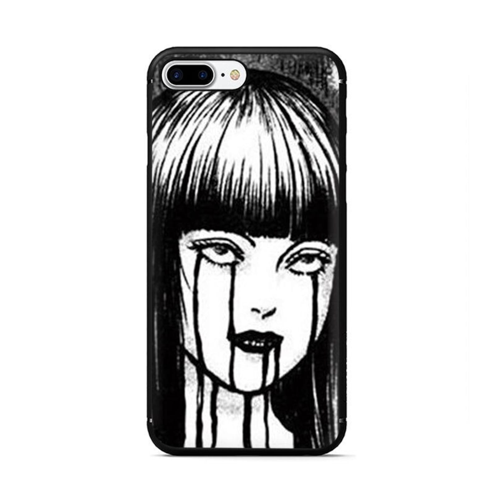 Horror Phone Case Tees Horror Cartoon Soft Silicone Tempered Etsy