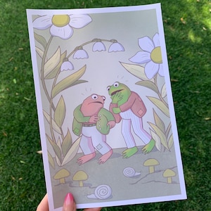 Cute Frog Artwork - Toad Missing a Button