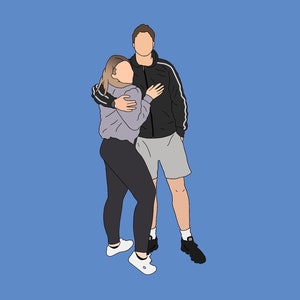 Customised Digital Faceless Full Body Portraits
