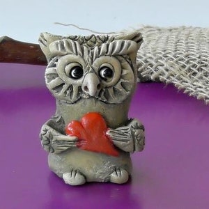 ceramic Owls , Owls figurine, clay sculpture, Owls sculpture, animal lover gift, Owls lover gift, Owls art, animal sculptures,  owl decor