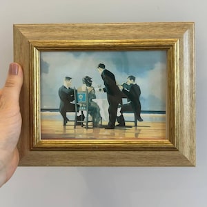 Jack Vettriano “Elegy for a Dead Admiral” | Framed Art Print | Vintage Laura Ashley Frame | Coastal Wall Decor