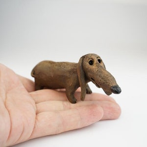 Keramik Dackel Hund, Keramik Hund , Skulptur Hund , Hunde Statue, Hunde Figur, Hunde Geschenk, Hundeliebhaber Geschenk, Sonderanfertigung